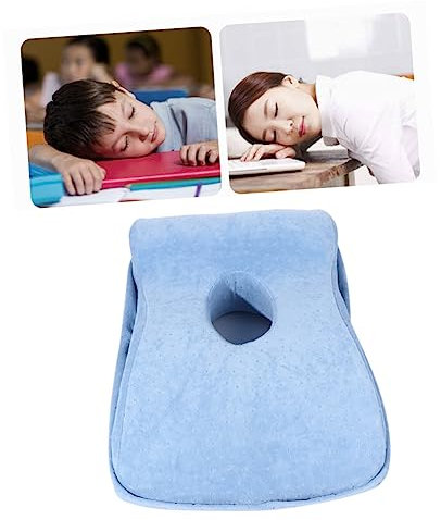 TOPBATHY Ergonomisches Kopfkissen Aus Memory-Schaum Atmungsaktives Nackenstützkissen Für Reisen Camping Und Büro Gegen Nackenschmerzen Entlastung Von Kopf Und Hals