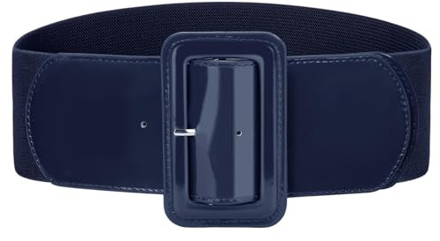 VONMELLI Breiter Elastischer Vintage Damen Gürtel - Dehnbarer Modischer Taillengürtel für Kleid