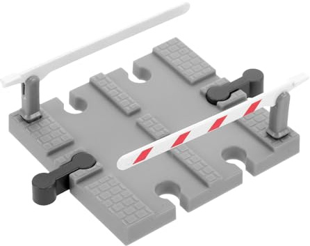 OFFSCH Simulation Train Track Railing Barrier Accessory Plastic DIY Train Road Block Model for Creative Play Educational Spatial Learning Safe Design