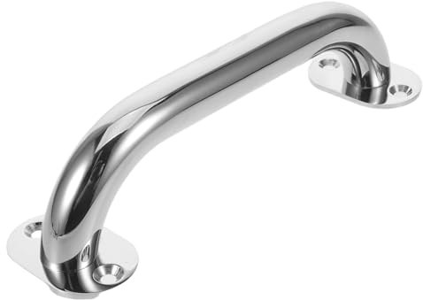 STOBAZA Maniglia di Sostegno per Doccia in Acciaio Inossidabile Corrimano Lucidato per Barche Yacht Barre di Sicurezza Antiscivolo per Vasca da Bagno e Ponte di Barca
