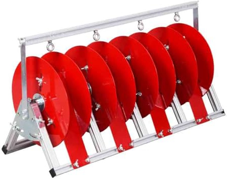 Generisch Tragbarer Kabeltrommelständer – Robuster Kabelwagen und -Halter für Baustellen und Heiminstallationen, 665 x 240 x 340 mm, Organisiert mehrere Kabel mühelos