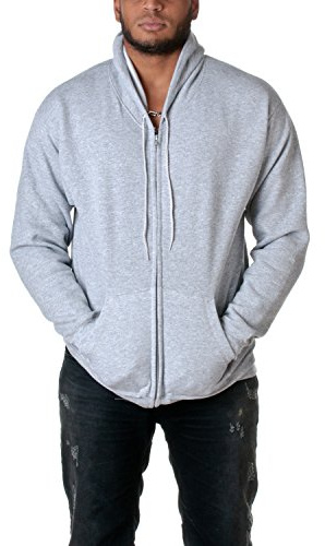Hanes Men's P180 athletic sweatshirts, Light Steel, L UK