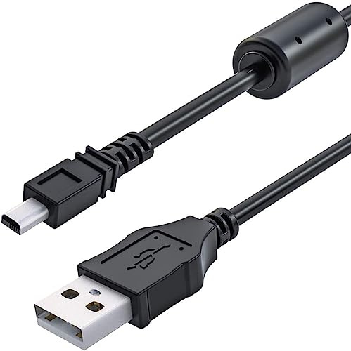 Dragon Trading Cavo USB di alta qualità compatibile con Olympus vr-320/VR-330/vr-340 fotocamera digitale cavo USB/carica batterie di marca