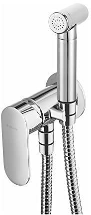ALPINIA Unterputz-Bidetarmatur mit Bidet-Handbrause Chrom - Einhebelmischer-Bidetarmatur Bidet-Armatur Wasserhahn Bidet Waschtischarmatur Einhand-Mischbatterie Wasserhahn bad Mischbatterie bad