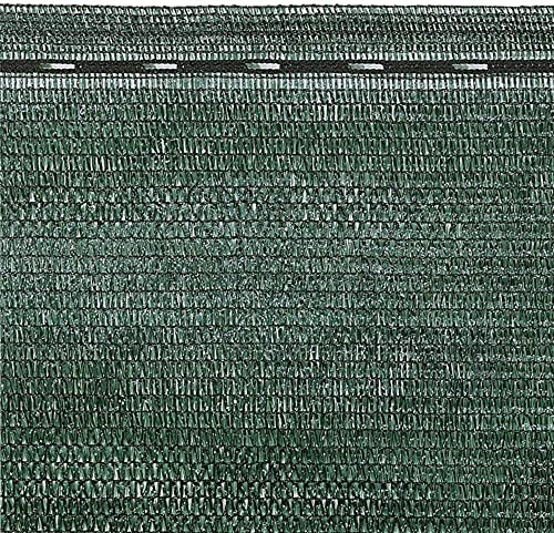 Rete Ombreggiante Telo Ombra Telone Per Giardino, Per Rete Metallica Esterno Schermante Rotolo Verde Scuro Copertura Oltre 90% Con Stabilizzazione UV ED Asole Rinforzate (1.5 x 25 M)