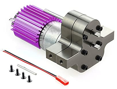 Ocnvlia Metall 370 Motor Getriebe Getriebe Box für C14 C24 B24 B36 MN D90 D99 MN99S RC Auto Upgrade Teile,