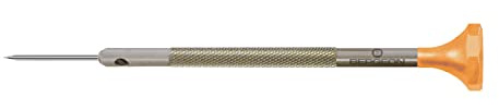 Bergeon Schraubendreher 30081-AT-180, aus Inox, mit Edelstahlklinge, 1,8 mm, mit 2 Ersatzklingen