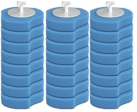ChuangChi 24 PCS Einweg-Toilettenbürste-Austauschkopf, Einweg-Füllkopf, Toilettenbürste-Austauschkopf (24 Stück)