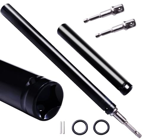Driver dado 1/2 '' gambo esagonale, set di cacciaviti per trapano a percussione, set di cacciaviti per utensili utensili, albero cavo, set di cacciaviti per dadi cavi, set di chiavi a bussola per