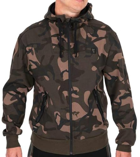 Fox Camo Full Zip Premium Hoodie - Angelpullover