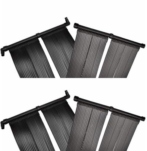 Juroupi Solar-Panel für Poolheizung Solarmatte Pool Solar Poolheizung Solarheizung Pool 4 STK. 80x620 cm