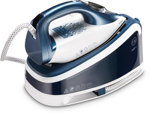 Trisa Comfort Steam i5820 Dampfbügeleisen, 140g/min, Smart Display & ECO | 140g/min Dampfleistung, Smart Display(Temp & Statu), ECO-Modus, Self-Clean-Technologie, Vertikaldampf, 5-Min Auto-Abschaltung