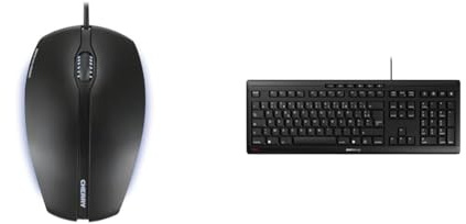 CHERRY Souris Gentix & Clavier Stream & Logitech C270 HD Webcam
