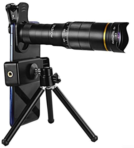 Teleobiettivo 32X con robusto treppiede per smartphone, perfetto per ogni occasione fotografica