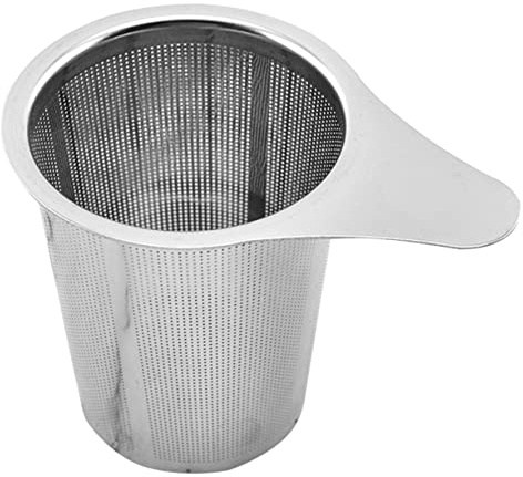 FIXOSHEE Filtratore per Tè Acciaio Inossidabile con Infusore per Tè Alta e Tisane Strumento per Residui
