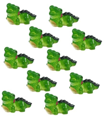 ERINGOGO Lot de 10 Figurines Miniatures en Résine – Décoration Miniature pour Jardin, Bonsaï Et Bureaux – Mini Statues De Reptile – Ornement Paysager Polyvalent pour Projets DIY Et Espaces Réduits