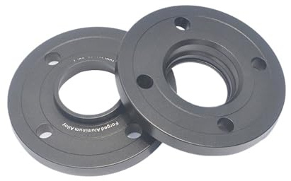 Hjulspacersats 20 Mm 0,79 Tum 4x108 65,1 Centriskt Navhjulsdistans Med 8 St 45 Mm 12 * 1,25 Hjulbultar För Citroen För Cactus C4 20(Black)