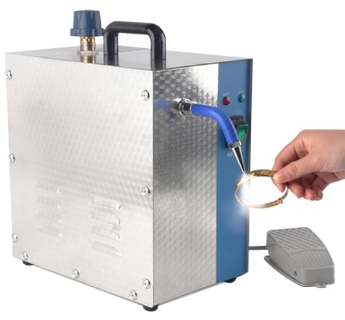 Ångtvätt för rostfritt stål, 1300W/2200W ångtvätt för smycken, pålitlig, med fotpedal, för ringar, klockor, örhängen A
