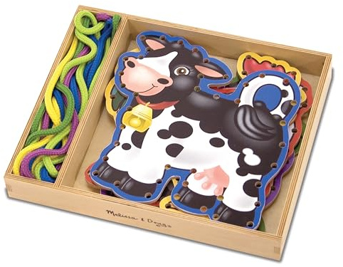 SABLON 3781 - Melissa & Doug - Lustige Fädel-Bauernhoftiere