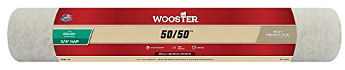 Wooster Brush R295-18 Wooster 50/50 Roller Cover, 1/2-Inch Nap, 18-Inch