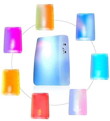 Hakeeta Campanello Senza Fili per Anziani/sordi, 7 luci a Colori Flash + Campanello di Musica, Campanello per Porte Senza Fili di Musica Domestica, Trasmissione a Distanza 30~50m