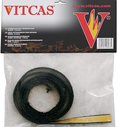 Black Glass Tape-Adhesive Backed 10x2mm x 2M