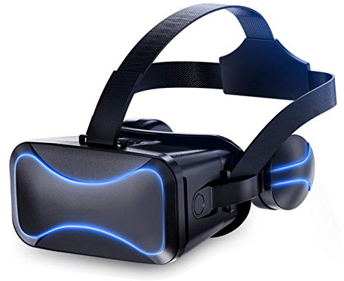 LAHappy 3D VR Gafas de Realidad Virtual, Casco VR de Realidad Virtual para Videojuegos de Películas 3D VR, para teléfonos móviles de 4.5 a 6.0 Pulgadas