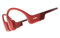 SHOKZ OpenRun Wireless Bone Conduction Headphones, [England Athletics Recommended] Open-Ear Bluetooth Earphones with Mic, Waterproof Sports Headset with 8H Playtime for Running Workout (Solar Red)