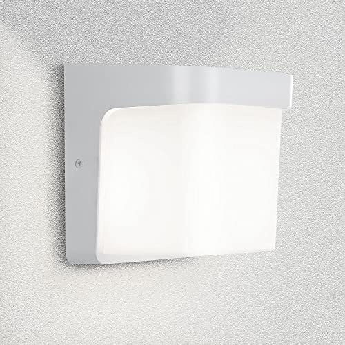 Aussenleuchte Aussenwandleuchte Weiß E27 Fassung für LED geeignet Wandlampe 1703A-WH