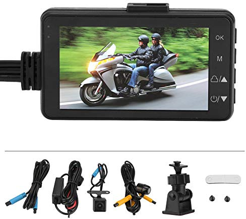 Grabadora De Video para Motocicleta 1080P, Cámara para Tablero Moda para Motocicleta HD DVR Cámara para Tablero De 120 Grados
