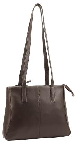Lloyd Baker London Zip Top Echtleder Tote Bag Schultertasche Damen Leder Handtasche HAMPI