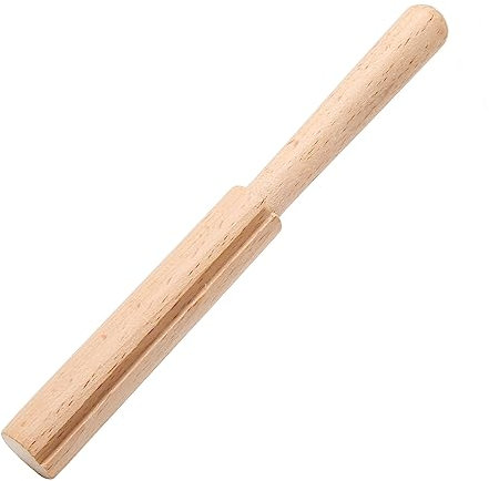 Yarn Cutter Tool, Portable Wooden Bent Latch Hook Tool DIY Handcraft Crochet Yarn Cutter Tool for Tapestry Carpet Rug Making, Easy Cutting