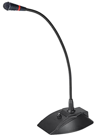 Xiaojikuaipao Microfono USB professionale da scrivania, cardioide, direzionale, 3,5 mm, per PC, plug and play, supporto regolabile a collo d'oca, per riunioni e live streaming e design con rumore