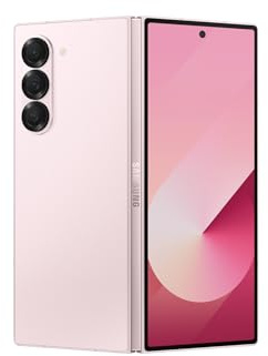 Samsung Galaxy Z Fold6 256GB Pink 19,3cm (7,6) OLED Display, Android 14, Triple-Kamera, Faltbar (Ricondizionato)