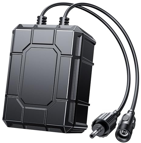 Biling Backup batteria da 5200 mAh per filtro solare per laghetto da 50 W-70 W, set completo con pompa, batteria da 14,8 V-16,8 V, per pompa solare da laghetto con filtro, consente di eseguire il