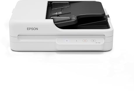 Epson Workforce DS-1730 - Escáner Compacto de Cama Plana para pequeñas Empresas y oficinas en casa