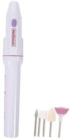 HONMEET Trapano Portatile per Unghie Elettrico Leggero per Gel e Acrilico Manicure Professionale con Design Ergonomico e Basso Rumore Lucidatore e Levigatore per Impiego e