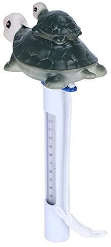 EIMSOAH Pool Thermometer, Cartoon Shaped Temperature for Swimming Pools and Hot Tubs, Floating Water Thermometer for Family Fun (Plastic)