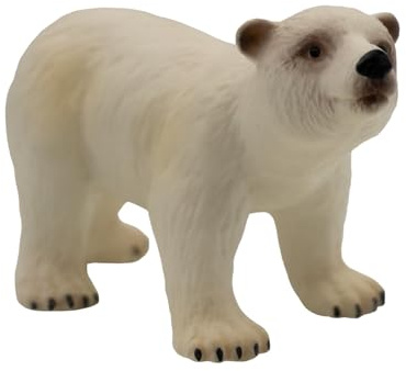Bullyland 63538 - Spielfigur Eisbär Junges, ca. 8,5 cm große Tierfigur, detailgetreu, PVC-frei, ideal als kleines Geschenk für Kinder ab 3 Jahren