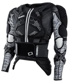O'NEAL | Protektoren-Jacke | Motocross Enduro | Rückenprotektor mit IPX® Schaum, elastischer Nierengurt, Umfangreiche Mesh-Belüftung | MADASS Moveo Protector Jacke | Erwachsene | Schwarz | Größe XL