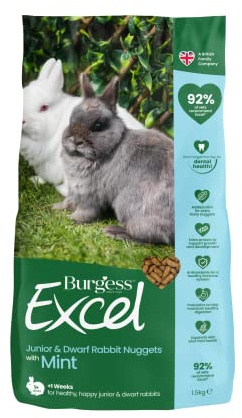 Burgess Excel -Junior And Dwarf Rabbit Food 2kg