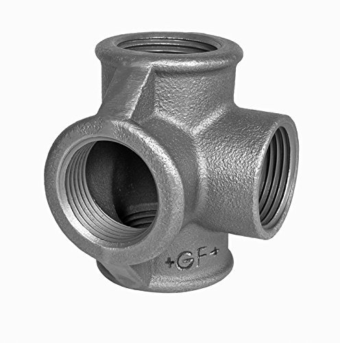 Georg Fischer +GF+ Temperguss Fitting, Verzinkt, NR. 223, 1 ZA2, T-Verteiler
