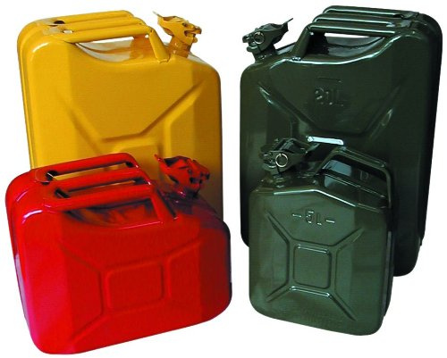 Dönges Benzinkanister 10 Liter Metall gelb | TÜV, GS, UN geprüft | GGVS Zulassung | Stahlkanister für Benzin, Diesel & Bio Ethanol | Kanister, Blechkanister, Reservekanister, kraftstoffkanister