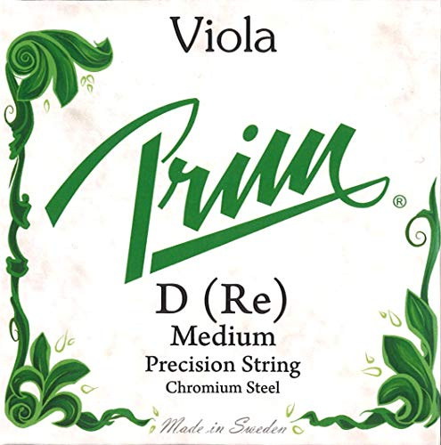 Prim Viola Strings Cuerdas de acero D Cromo Acero Medianas