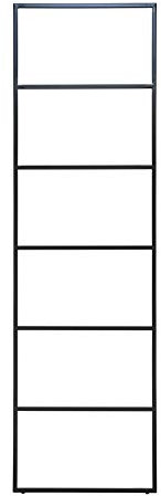 Jan Kurtz Hip Metall Handtuchhalter SCHWARZ matt HIP Handtuchleiter Stummer Diener Garderobe 7 Sprossen 50x170cm