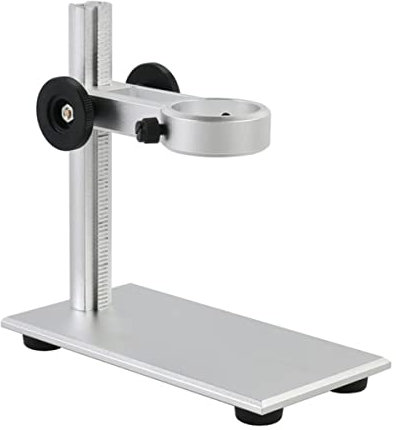 ZTBH Mikroskop-Zubehör-Kit Digitaler elektronischer Mikroskopständer mit Bodenbeleuchtung Mikroskopische Objektträger (Color : Stand)