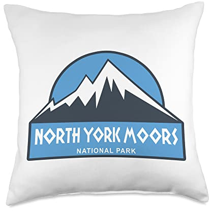 North York Moors National Park Throw Pillow