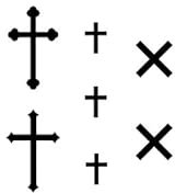 5 PCS Kreuz Kräuter Gefälschte Tattoo Aufkleber Saft Wasserdicht Kleine Tattoo Design Männer Und Frauen Persönlichkeit Finger Hals Aufkleber