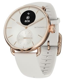 Withings ScanWatch 2 Orologio Intelligente Ibrido Heart Health per Uomini e Donne – ECG, SPO2, Monitoraggio della temperatura, Monitoraggio del sonno, Salute respiratoria, Monitoraggio del Ciclo,