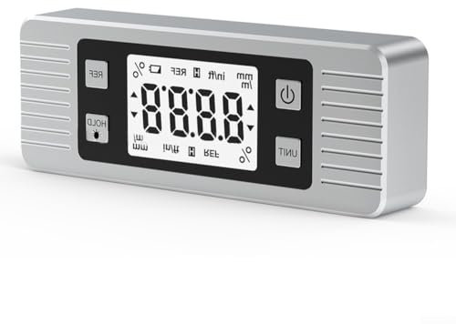 Digitale magnetische Wasserwaage, elektronischer Winkelmesser, Goniometer, Winkelmesser, Magnetfuß für Holzbearbeitung, Auto-Reparatur